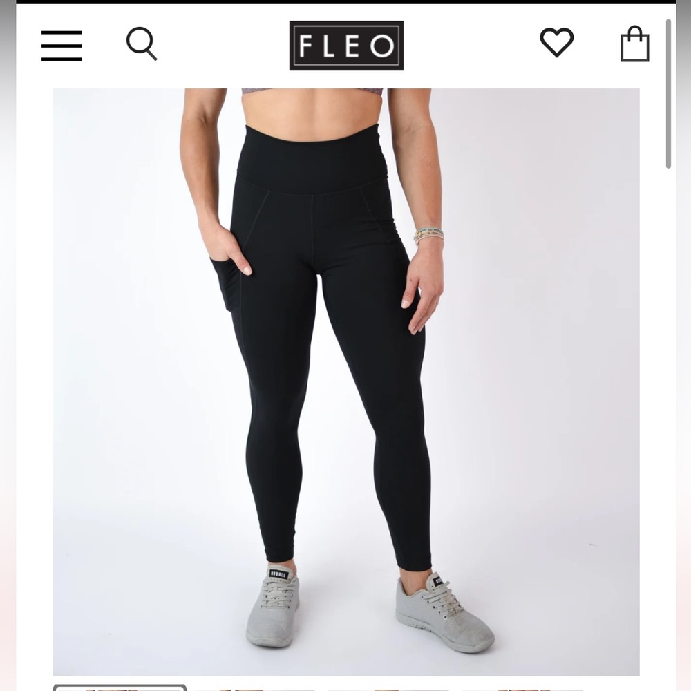 Reverie Black High-Rise Leggings
